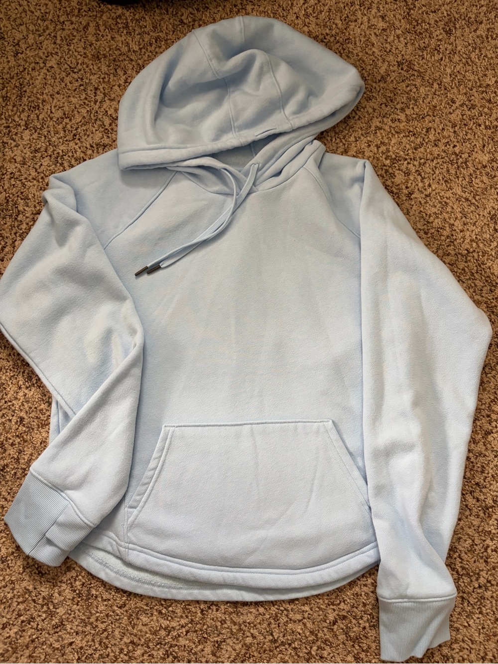tek gear light blue ultrasoft fleece hoodie